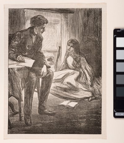 Kenneth ve Lena Graeme, "Deneme Vaazı"nda, 1862 by James Abbott McNeill Whistler