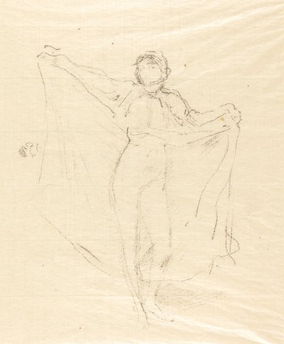 La Danseuse: Çıplaklar Üzerine Bir Araştırma, c. 1891. by James Abbott McNeill Whistler