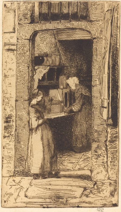 Hardal Satıcısı, 1858. by James Abbott McNeill Whistler