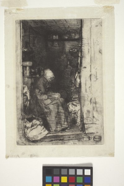 La Vielle Aux Loques (gravür) by James Abbott McNeill Whistler