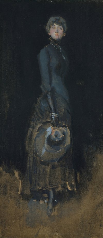 Lady in Grey, ca. 1883. by James Abbott McNeill Whistler