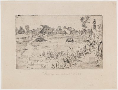 Atlı Manzara, 1859. by James Abbott McNeill Whistler
