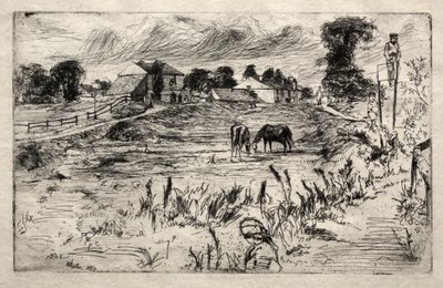 Atlı Manzara, 1859. by James Abbott McNeill Whistler