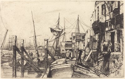Kireçhane, 1859. by James Abbott McNeill Whistler