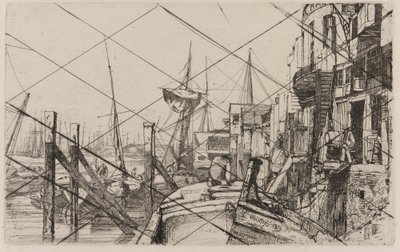Kireçhane, 1859. by James Abbott McNeill Whistler