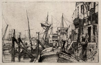 Kireçhane, 1859. by James Abbott McNeill Whistler