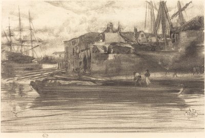 Kireçhane, 1878. by James Abbott McNeill Whistler