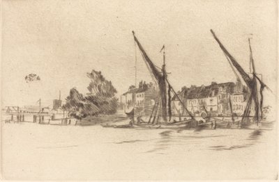 Lindsey Evleri, 1877. by James Abbott McNeill Whistler