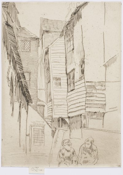 Little Smithfield, c.1877 (kağıt üzerine gravür) by James Abbott McNeill Whistler