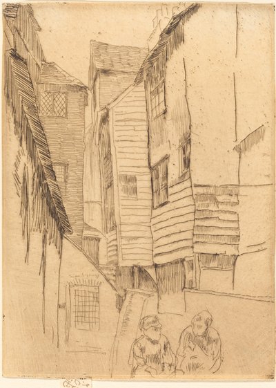 Küçük Smithfield, c. 1877. by James Abbott McNeill Whistler