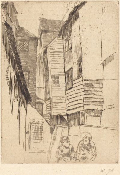Küçük Smithfield, c. 1877. by James Abbott McNeill Whistler