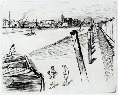 değirmen bankası by James Abbott McNeill Whistler