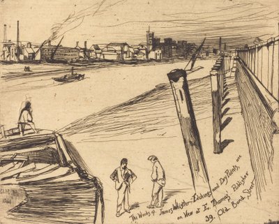 Millbank, 1861. by James Abbott McNeill Whistler