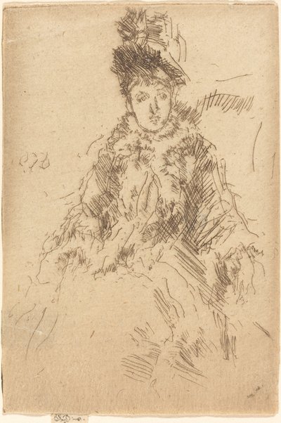 Bayan Lenoir, c. 1887. by James Abbott McNeill Whistler