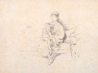 Anne ve Çocuk, No. 2, 1896. by James Abbott McNeill Whistler