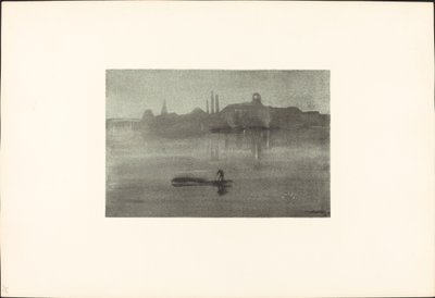 Gece, 18781887. by James Abbott McNeill Whistler