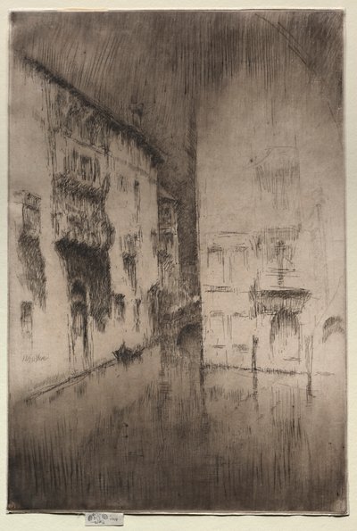 Gece: Saraylar, 1886. by James Abbott McNeill Whistler