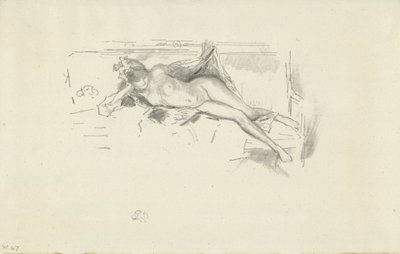Çıplak Model Uzanmış by James Abbott McNeill Whistler