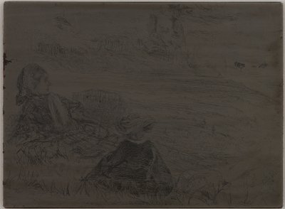 Hemşire ve Çocuk, 1859. by James Abbott McNeill Whistler