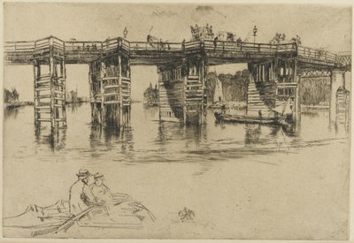 Eski Putney Köprüsü by James Abbott McNeill Whistler