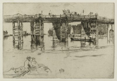 Eski Putney Köprüsü by James Abbott McNeill Whistler