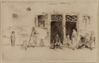 Yaşlı Kadınlar, 1879-1880. by James Abbott McNeill Whistler