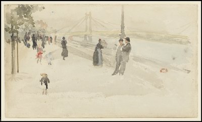 Pembe ve Gümüş - Chelsea, Dolgu, c.1885 by James Abbott McNeill Whistler