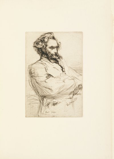 Baskı, Drouet by James Abbott McNeill Whistler
