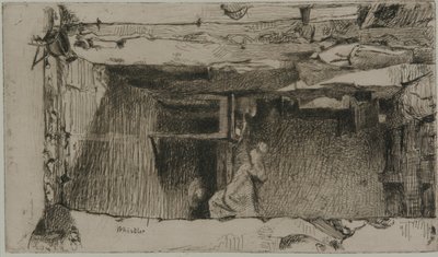 Paçavra Toplayıcılar, Mouffetard Mahallesi, Paris, 1858. by James Abbott McNeill Whistler