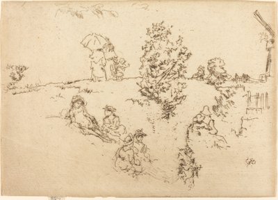 Surlar, Sandviç, c. 1887. by James Abbott McNeill Whistler
