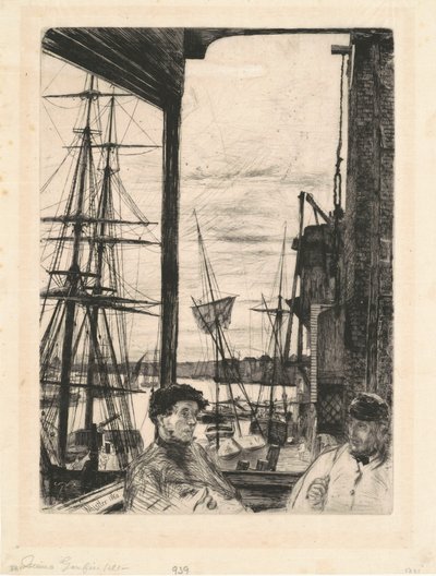 Rotherhithe, 1860. by James Abbott McNeill Whistler