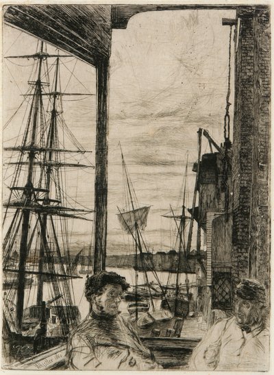 Rotherhithe, 1860. by James Abbott McNeill Whistler