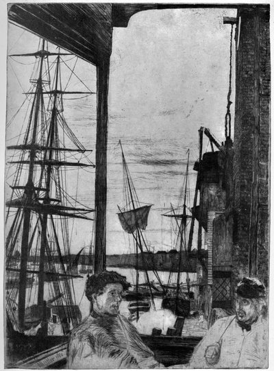 Rotherhithe, 1860 1904. by James Abbott McNeill Whistler
