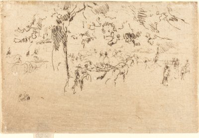 Aziz James Parkı, c. 18841886. by James Abbott McNeill Whistler