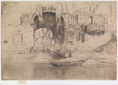 San Biagio, 1879-1880. by James Abbott McNeill Whistler