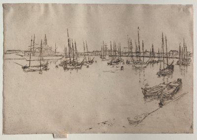 San Giorgio, Venedik, 1886. by James Abbott McNeill Whistler
