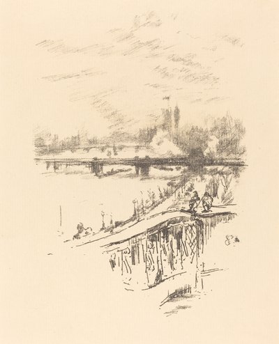 Savoy Güvercinleri, 1896. by James Abbott McNeill Whistler