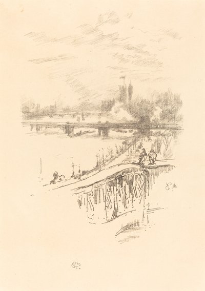 Savoy Güvercinleri, 1896. by James Abbott McNeill Whistler