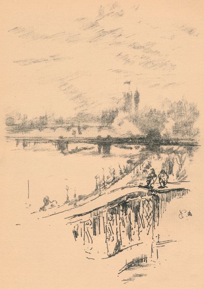Savoy Güvercinleri, 1896, 1898 by James Abbott McNeill Whistler