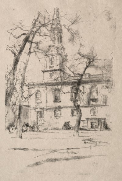 St. Giles-in-the-Fields, 1896. by James Abbott McNeill Whistler
