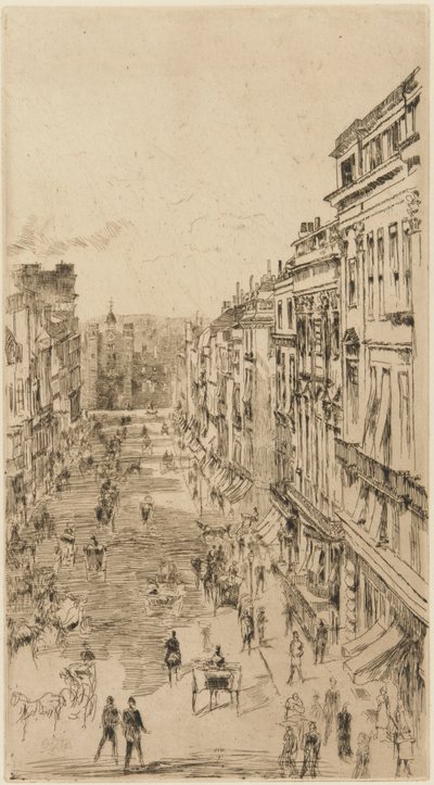 James Caddesi, 1878. by James Abbott McNeill Whistler