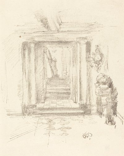 Merdiven, 1891. by James Abbott McNeill Whistler