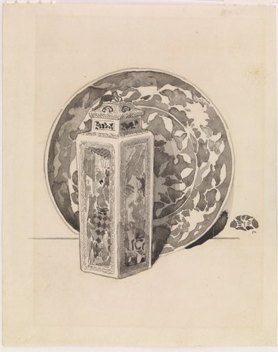 Natürmort, 1876. by James Abbott McNeill Whistler