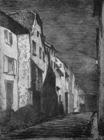 Saverne Caddesi, 1858, 1903 by James Abbott McNeill Whistler