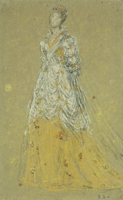 Ten Rengi ve Pembe Senfoni Çalışması by James Abbott McNeill Whistler