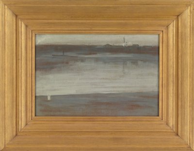 Gri Senfoni: Sabah Erken, Thames, 1871. by James Abbott McNeill Whistler