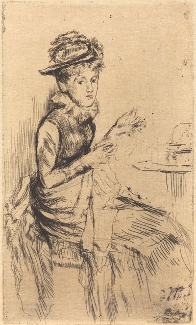 Tatma, c. 1873. by James Abbott McNeill Whistler