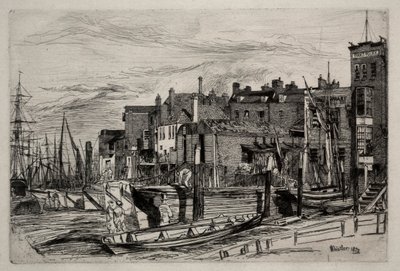 Thames Polisi, 1859. by James Abbott McNeill Whistler