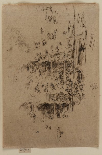 Manastır Jübilesi, 1887. by James Abbott McNeill Whistler