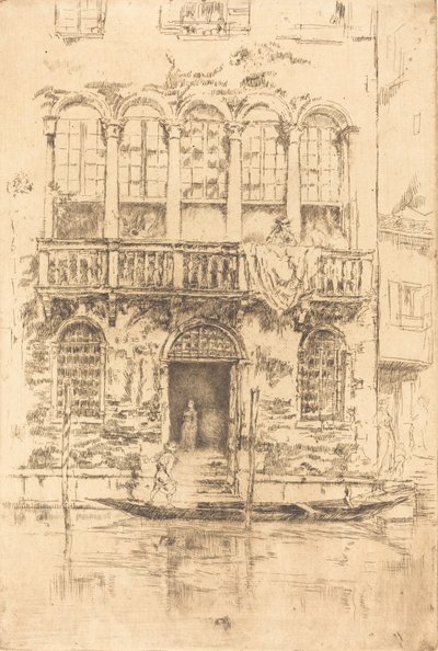 Balkon, 18791880. by James Abbott McNeill Whistler